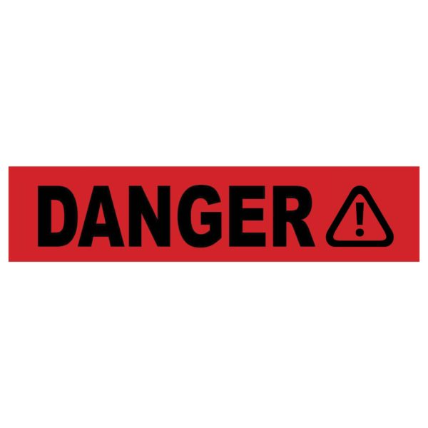 danger barrier tape