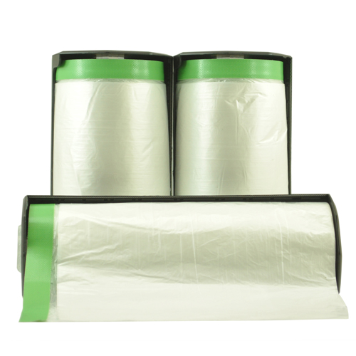 Green Cloth Pre Taped Masking Film